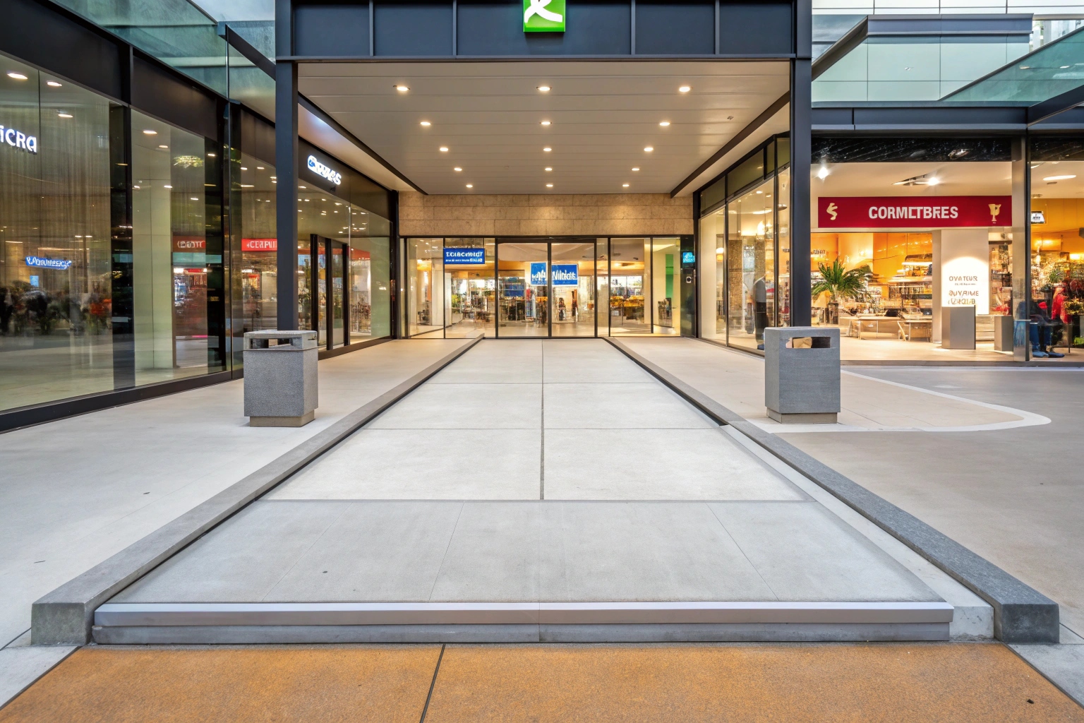 Commercial concrete pathways and accessible ramps for Pialba retail businesses